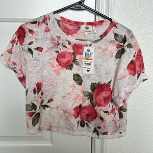 NWT Floral Tee